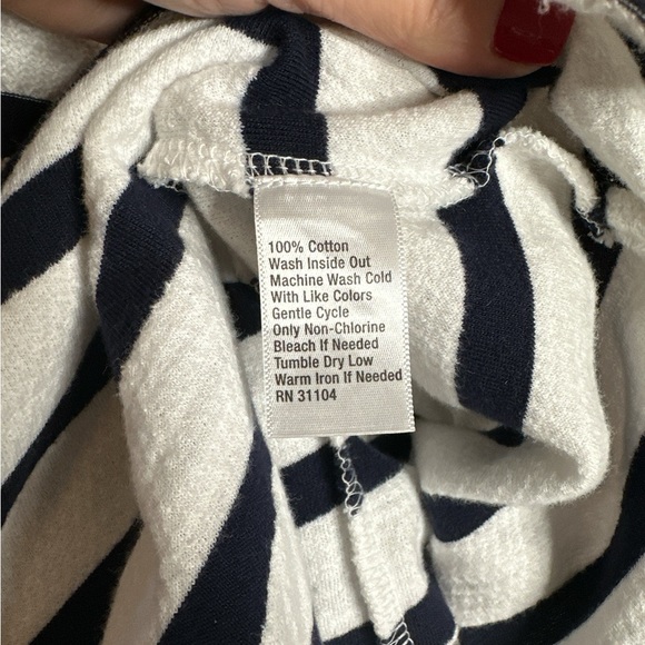 Crown & Ivy nautical hoodie, size M - Picture 6 of 6